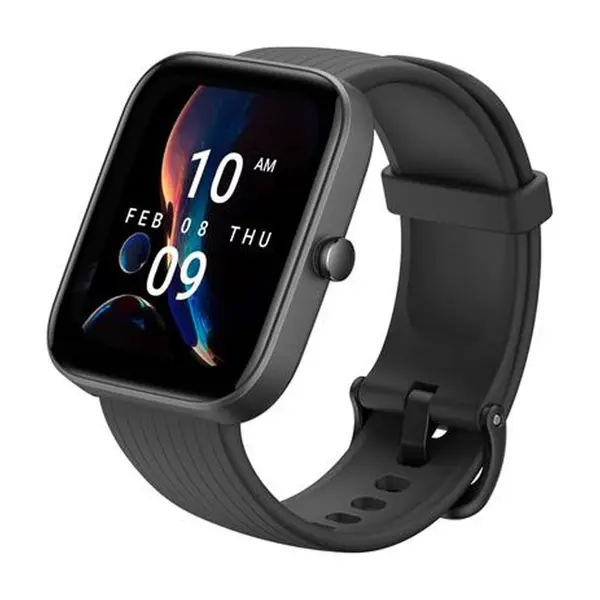 Amazfit Bip 3 5-ATM Water Resistance Smartwatch – Color: Black – View 2